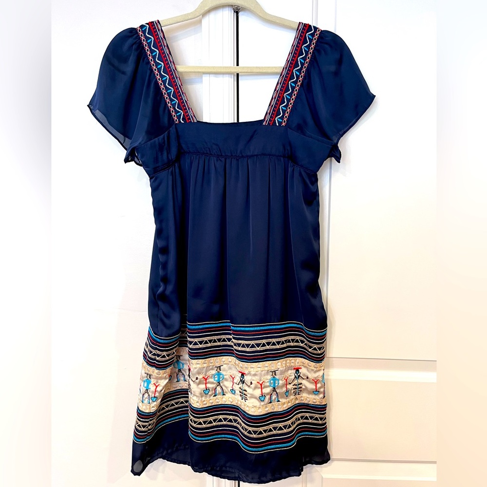 MM couture embroidered dress by miss me size small